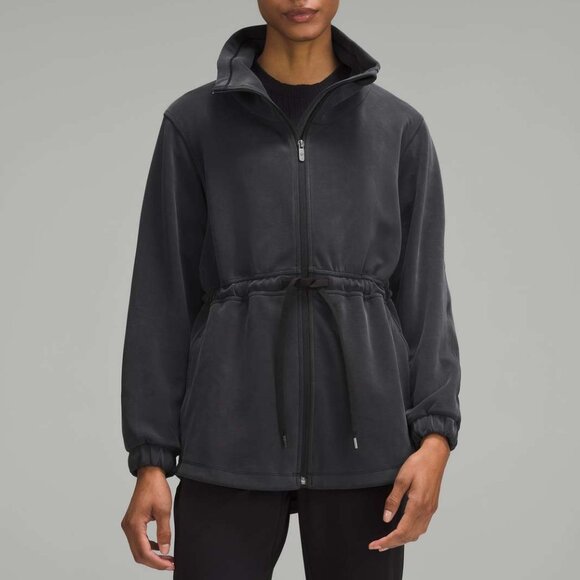 lululemon athletica Jackets & Blazers - NWT Lululemon Softremem Cinch-Waist Jacket, Sz 4, BLACK